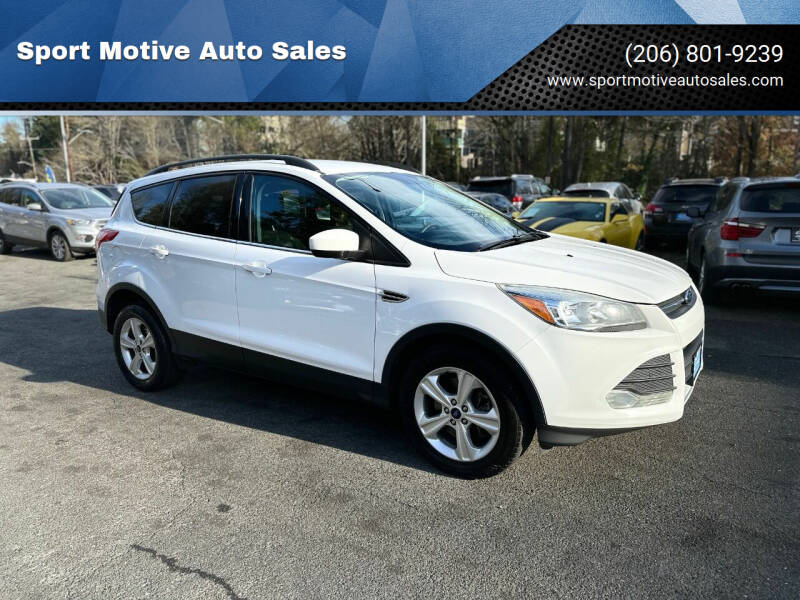 2014 Ford Escape for sale at Sport Motive Auto Sales in Seattle WA