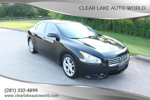 2012 Nissan Maxima for sale at Clear Lake Auto World in League City TX