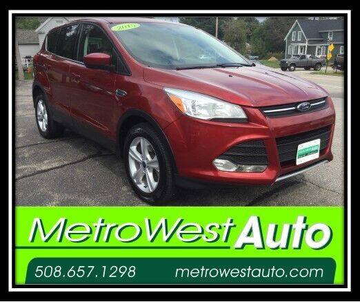 2015 Ford Escape for sale at Metro West Auto in Bellingham MA