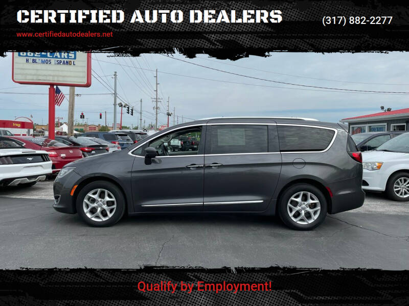 2017 Chrysler Pacifica for sale at CERTIFIED AUTO DEALERS in Greenwood IN