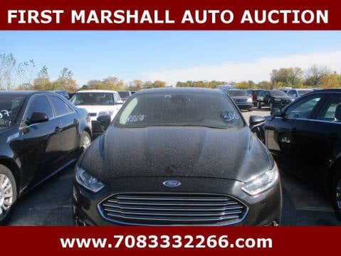 2014 Ford Fusion for sale at First Marshall Auto Auction in Harvey IL