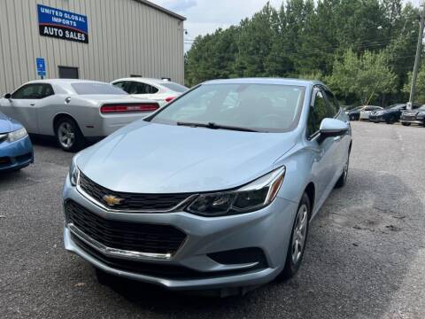 2017 Chevrolet Cruze for sale at United Global Imports LLC in Cumming GA