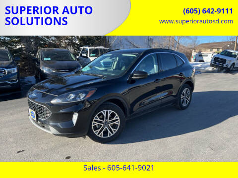 2021 Ford Escape for sale at SUPERIOR AUTO SOLUTIONS in Spearfish SD