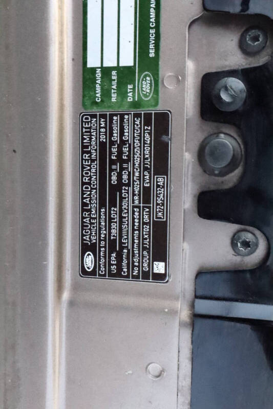 2018 Land Rover Range Rover Evoque SE