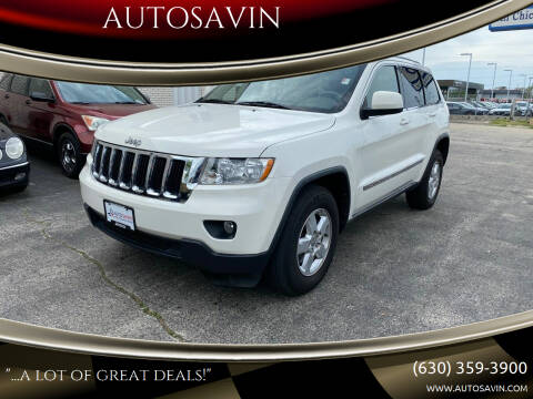 2012 Jeep Grand Cherokee for sale at AUTOSAVIN in Villa Park IL