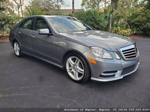 2012 Mercedes-Benz E-Class for sale at Autohaus of Naples in Naples FL