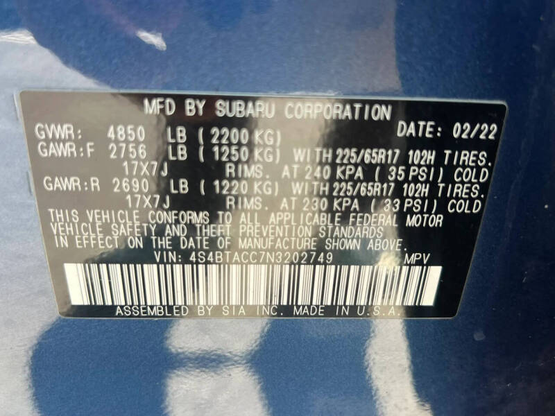 2022 Subaru Outback Premium