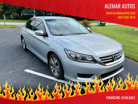 2014 Honda Accord for sale at Alemar Autos in Orlando FL