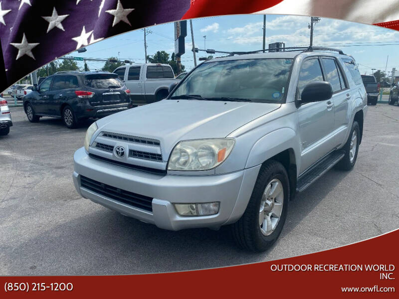 2004 Toyota 4Runner for sale at Outdoor Recreation World Inc. in Panama City FL