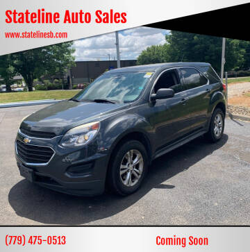 2017 Chevrolet Equinox for sale at Stateline Auto Sales in South Beloit IL