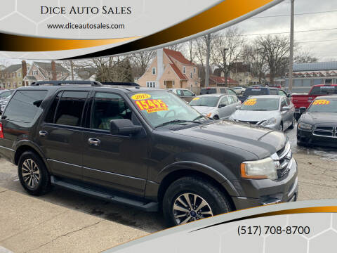 2015 Ford Expedition for sale at Dice Auto Sales in Lansing MI