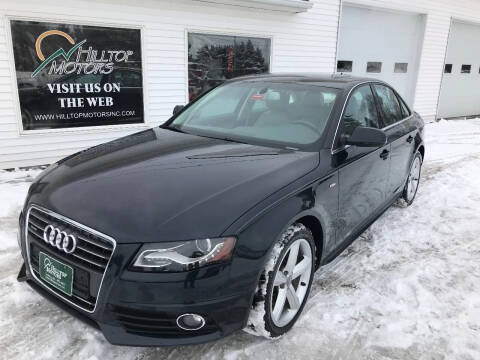 2012 Audi A4 for sale at HILLTOP MOTORS INC in Caribou ME