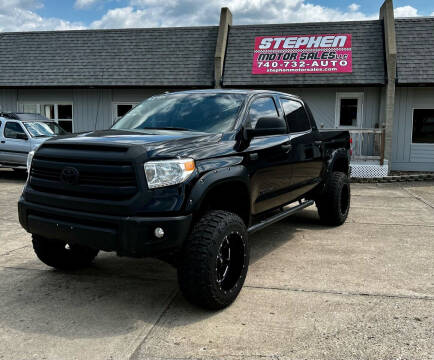 2014 Toyota Tundra for sale at Stephen Motor Sales LLC in Caldwell OH