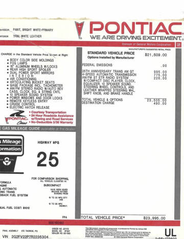 1994 Pontiac Firebird