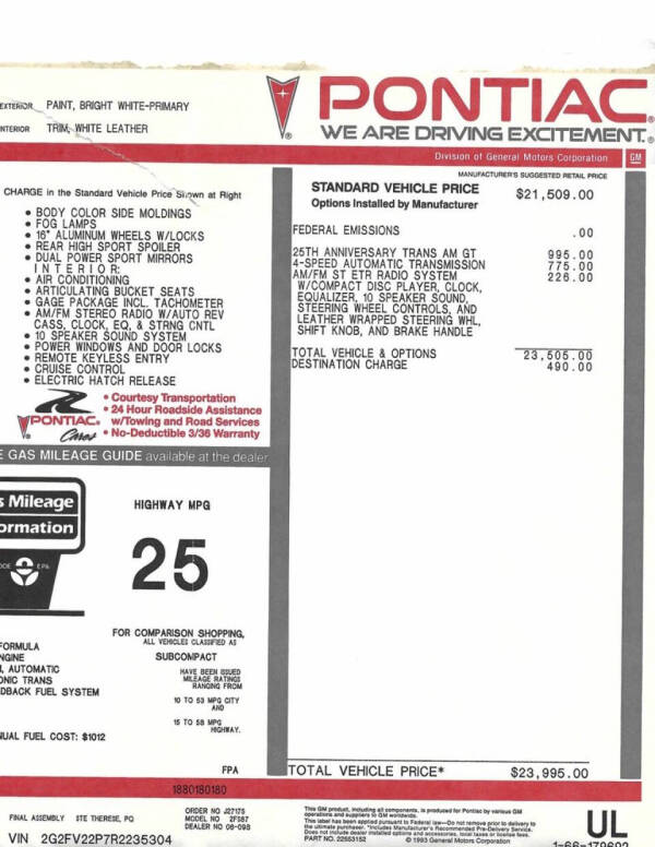 1994 Pontiac Firebird