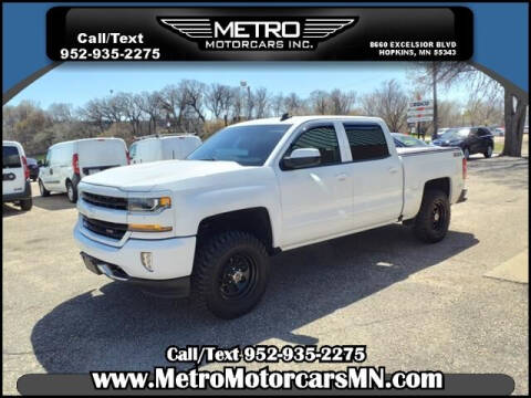 2018 Chevrolet Silverado 1500 for sale at Metro Motorcars Inc in Hopkins MN
