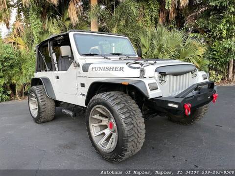 1997 Jeep Wrangler for sale at Autohaus of Naples in Naples FL