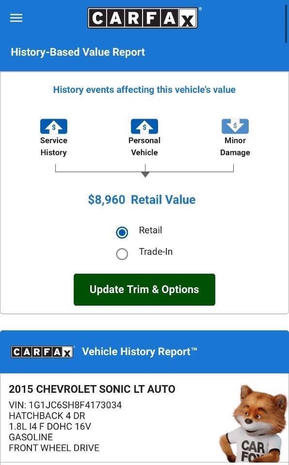 2015 Chevrolet Sonic for sale at Schlig Equipment Sales LLC in Maricopa, AZ