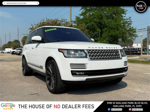 2016 Land Rover Range Rover for sale at NexCar in Oakland Park FL