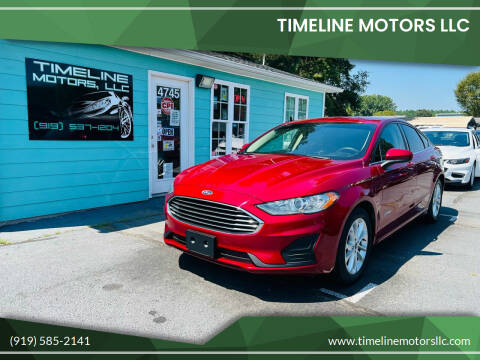 2019 Ford Fusion Hybrid for sale at Timeline Motors LLC in Clayton NC