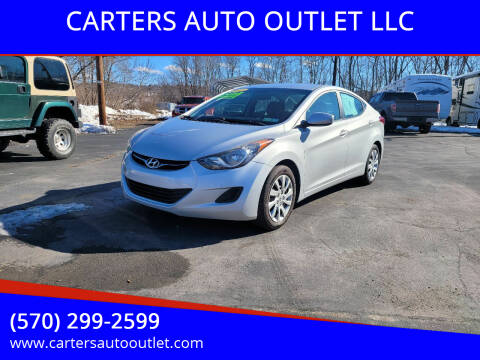 2012 Hyundai Elantra for sale at CARTERS AUTO OUTLET LLC in Pittston PA