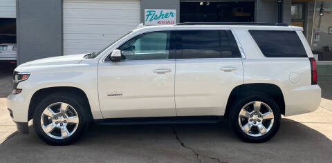 2015 Chevrolet Tahoe for sale at Fisher Auto Sales in Longview TX