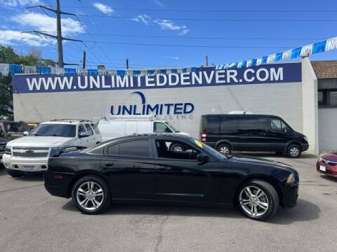 2012 Dodge Charger for sale at Unlimited Auto Sales in Denver CO