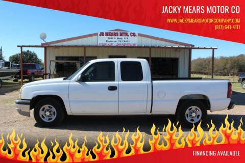 2004 Chevrolet Silverado 1500 for sale at Jacky Mears Motor Co in Cleburne TX