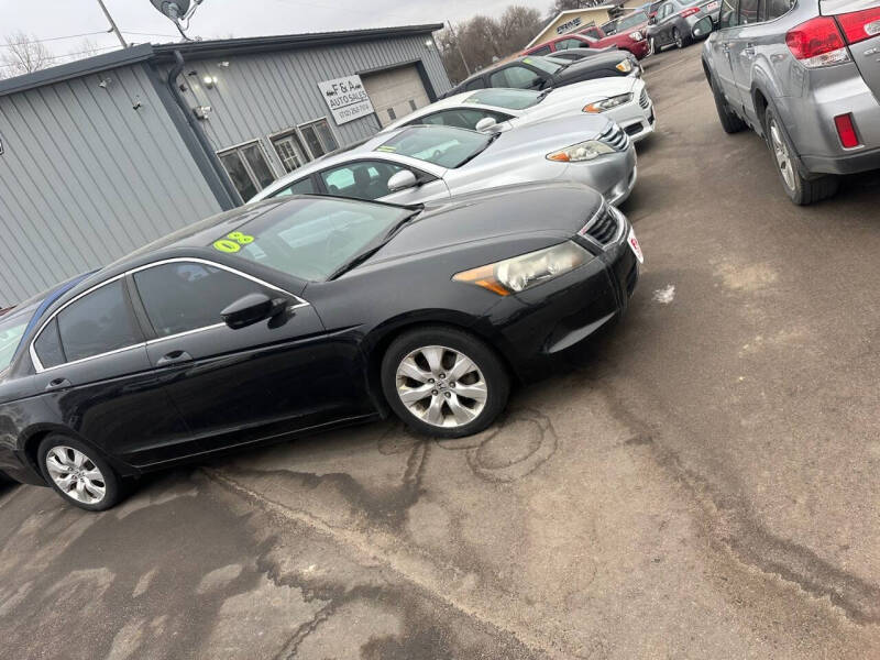 2008 Honda Accord for sale at F & A Auto Sales in Sioux City IA