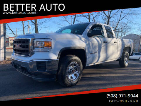 2014 GMC Sierra 1500 for sale at BETTER AUTO in Attleboro MA