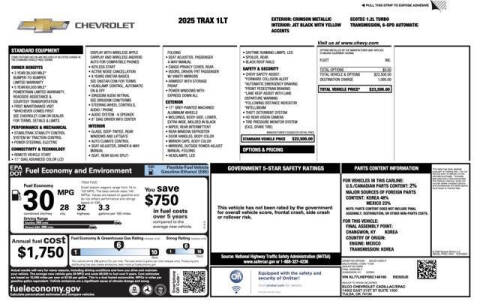 2025 Chevrolet Trax LT