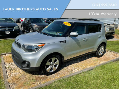 2017 Kia Soul for sale at LAUER BROTHERS AUTO SALES in Dover PA