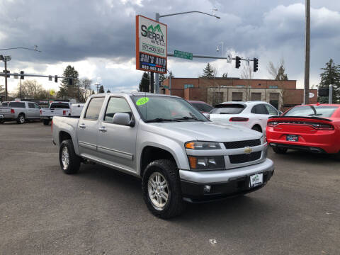 2012 Chevrolet Colorado for sale at SIERRA AUTO LLC in Salem OR