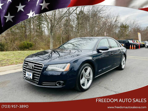 2013 Audi A8 for sale at Freedom Auto Sales in Chantilly VA
