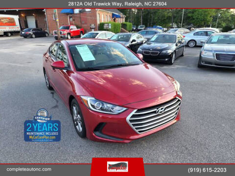 2017 Hyundai Elantra for sale at Complete Auto Center , Inc in Raleigh NC