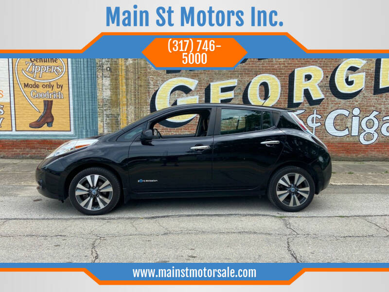 2013 Nissan LEAF for sale at Main St Motors Inc. in Sheridan IN