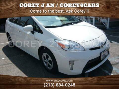 2015 Toyota Prius for sale at WWW.COREY4CARS.COM / COREY J AN in Los Angeles CA