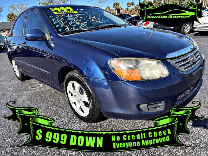 2009 Kia Spectra for sale at RIVERSIDE MOTORCARS INC in New Smyrna Beach FL