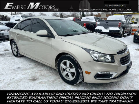 2016 Chevrolet Cruze Limited for sale at Empire Motors LTD in Cleveland OH