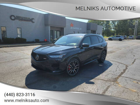 2022 Acura MDX for sale at Melniks Automotive in Berea OH
