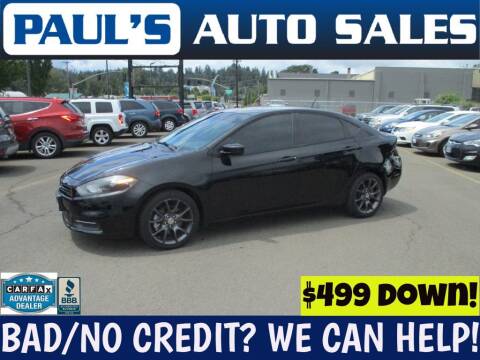 2016 Dodge Dart for sale at Paul's Auto Sales in Eugene OR