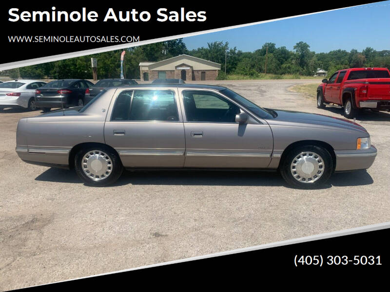 1999 Cadillac DeVille for sale at Seminole Auto Sales in Seminole OK