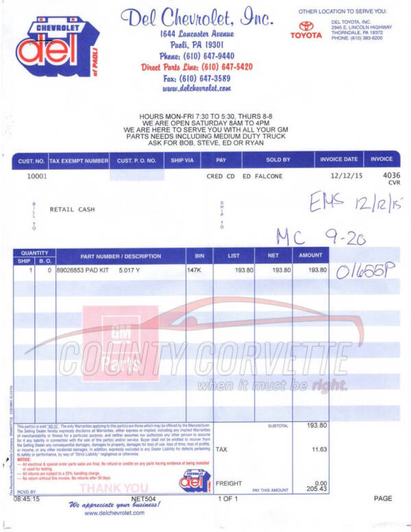 2005 Chevrolet Corvette