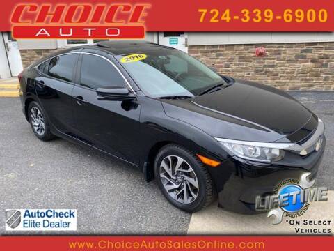2016 Honda Civic for sale at CHOICE AUTO SALES in Murrysville PA