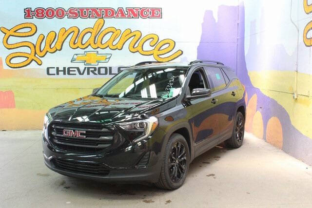 Used 2021 GMC Terrain SLE with VIN 3GKALMEV1ML336924 for sale in Grand Ledge, MI