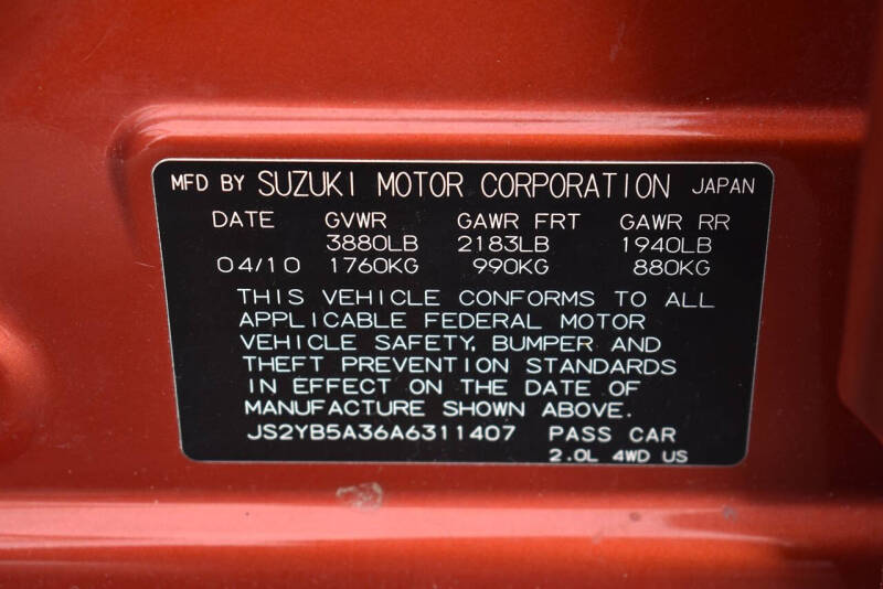 2010 Suzuki SX4 Crossover