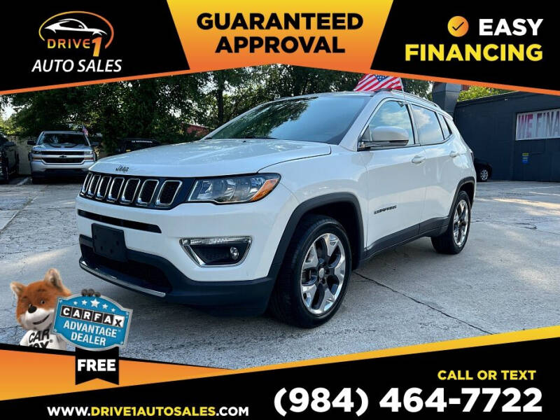 2019 Jeep Compass for sale at Drive 1 Auto Sales in Wake Forest NC