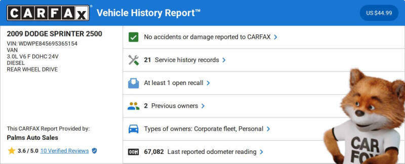 2009 Dodge Sprinter 2500