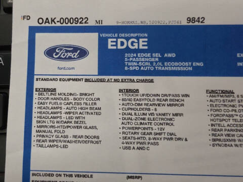 2024 Ford Edge SEL