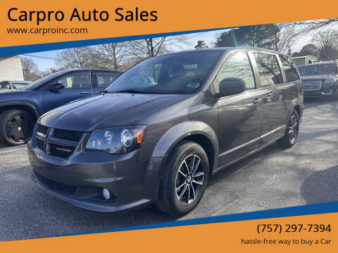 2019 Dodge Grand Caravan for sale at Carpro Auto Sales in Chesapeake VA